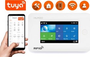 Huxgo Bezprzewodowy alarm GSM + WiFi HXA006 4G LTE z aplikacją TUYA SMART - C1 5