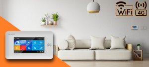 Huxgo Bezprzewodowy alarm GSM + WiFi HXA006 4G LTE z aplikacją TUYA SMART - C1 6