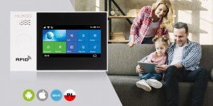 Huxgo Bezprzewodowy alarm 4G LTE GSM + WiFi - HXA007 R7 + syrena bezprzewodowa 120 db 6