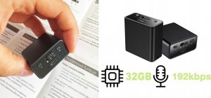 Dyktafon Dyktafon szpiegowski z detekcją dźwięku Q65 - podsłuch z magnesem i pamięcią 32GB 14