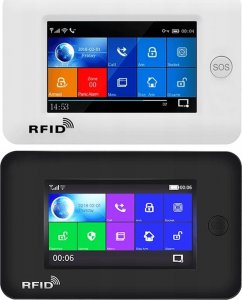 Majana Bezprzewodowy alarm GSM + WiFi HXA006 2G z aplikacją TUYA SMART - C7 + syrena bezprzewodowa 7