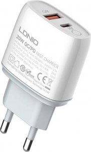 Ładowarka LDNIO 1x USB-A 1x USB-C 3.6 A (6933138691885) 1