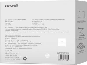 Baseus Podstawka stojak uchwyt Baseus Biaxial na telefon (szara) 6