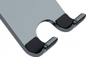 Baseus Podstawka stojak uchwyt Baseus Biaxial na telefon (szara) 7