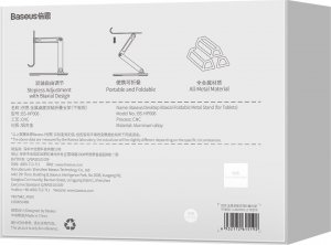 Stojak Baseus Desktop Biaxial Foldable podstawka/stojak do tabletu szary (LUSZ000113) 7