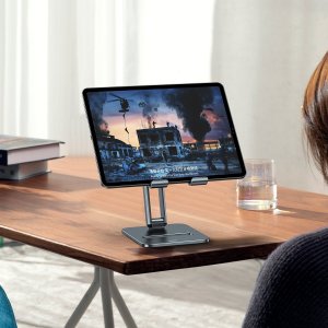 Stojak Baseus Desktop Biaxial Foldable podstawka/stojak do tabletu szary (LUSZ000113) 9