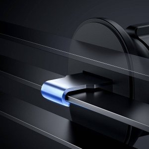 Baseus Uchwyt grawitacyjny Baseus Stable na kratkę (czarny) 12