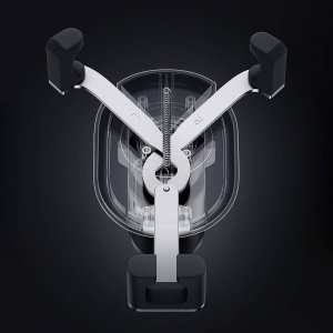 Baseus Uchwyt grawitacyjny Baseus Stable na kratkę (czarny) 13