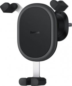 Baseus Uchwyt grawitacyjny Baseus Stable na kratkę (czarny) 20