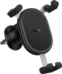 Baseus Uchwyt grawitacyjny Baseus Stable na kratkę (czarny) 21