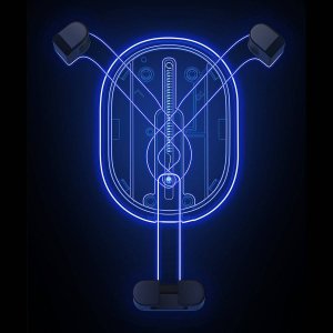 Baseus Uchwyt grawitacyjny Baseus Stable na kratkę (czarny) 8