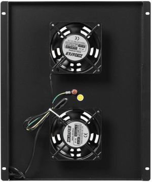 NetRack Panel wentylacyjny do szaf 600mm Czarny (100-005-001-201) 3