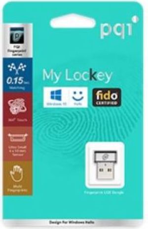 PQI Czytnik linii papilarnych My Lockey Fingerprint, USB Dongle (6F01-0000R1002) 5