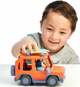 Moose Toys bluey zestaw rodzinny pojazd surfing blue dingo 7