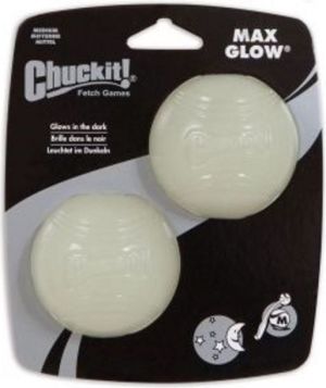 Chuckit! MAX GLOW M 2szt. 6.5cm 2