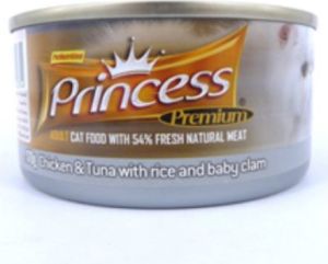 Princess PRINCESS KOT pusz 170g KURA TUNA MAŁŻE 3