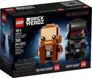 LEGO BrickHeadz Obi-Wan Kenobi i Darth Vader (40547) 1