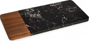 Deska do krojenia Kinvara Deska do krojenia Czarny Brązowy Drewno akacjowe Marmur (15 x 1,3 x 30 cm) 1