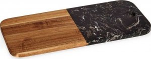 Deska do krojenia Kinvara Deska do krojenia Czarny Brązowy Drewno akacjowe Marmur (18 x 1,5 x 38 cm) 1
