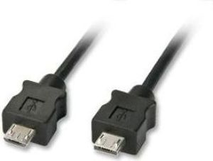 Kabel USB Lindy miniUSB - microUSB 1 m Czarny (31941) 1