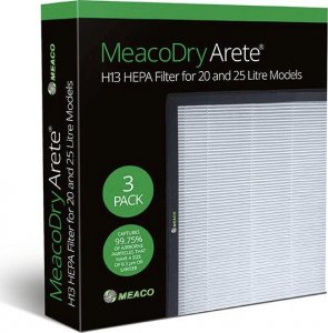 Meaco Filtry HEPA H13 do osuszaczy Arete 20l/25L -3 szt. 1