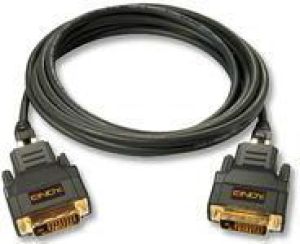 Kabel Lindy DVI-D - DVI-D 30m czarny (32599) 1