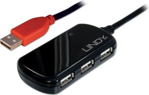 HUB USB Lindy 4x USB-A 2.0 (42783) 1