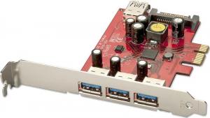 Kontroler Lindy PCIe x1 - 4x USB 3.0 (51121) 1