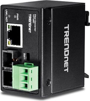 Konwerter światłowodowy TRENDnet 100Base-FX MM. SC, 2km, IP 30 (TI-F10SC) 1
