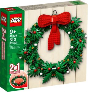 LEGO Exclusive Bożonarodzeniowy wieniec 2 w 1 (40426) 1
