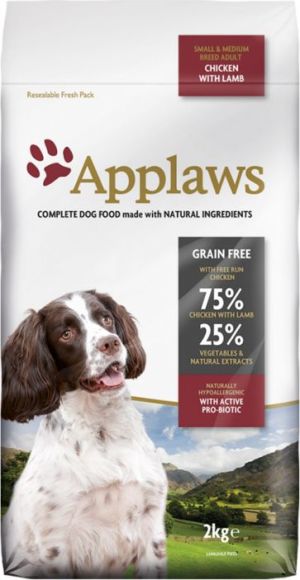 Applaws PIES SUCHY 2kg JAGNIE SMALL/MED 1