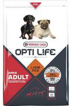 Versele-Laga Opti-life Pies Digestion Mini Jagniecina 7.5kg 1