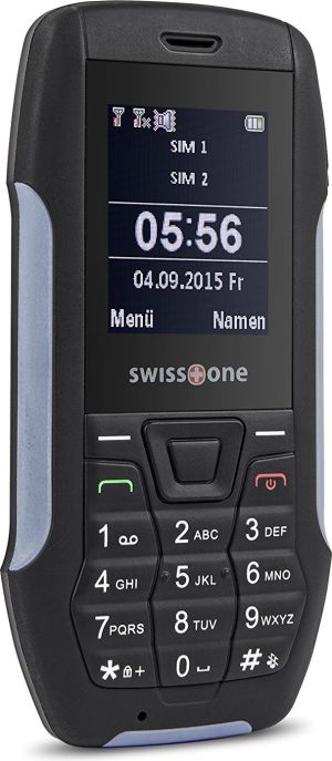 Telefon komórkowy Swisstone Dual SIM Czarno-szary 3