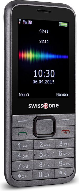 Telefon komórkowy Swisstone Dual SIM Szary 3