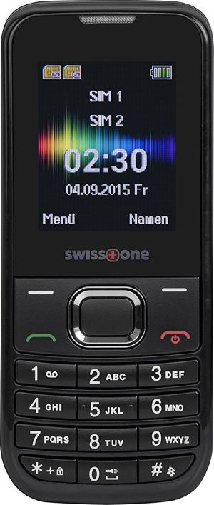 Telefon komórkowy Swisstone Dual SIM Czarny 1
