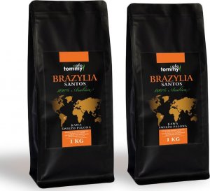 Kawa ziarnista Tommy Cafe Brazylia Santos 2 kg 3