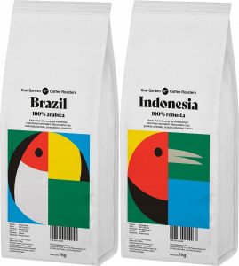 Kawa ziarnista Kiwi Garden Brazil / Indonesia 1 kg 1