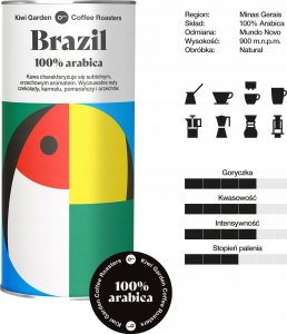 Kawa ziarnista Kiwi Garden Zestaw 200 g 7