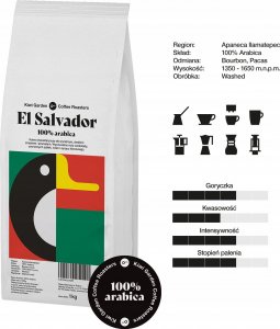 Kawa ziarnista Kiwi Garden Salvador 1 kg 3