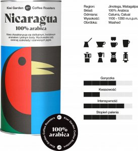 Kawa ziarnista Kiwi Garden Nicaragua 200 g 3