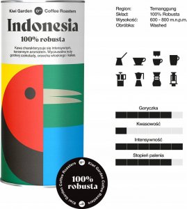 Kawa ziarnista Kiwi Garden Indonezja 200 g 3