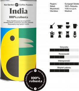 Kawa ziarnista Kiwi Garden India 200 g 3