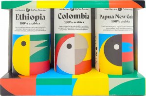 Kawa ziarnista Kiwi Garden Zestaw 550 g 2