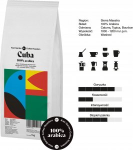 Kawa ziarnista Kiwi Garden Cuba 1 kg 3