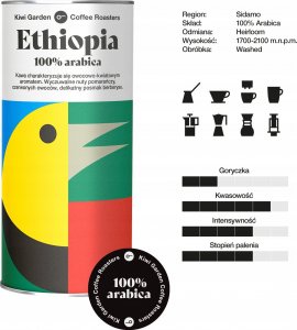 Kawa ziarnista Kiwi Garden Etiopia 200 g 3