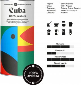 Kawa ziarnista Kiwi Garden Kuba 200 g 3