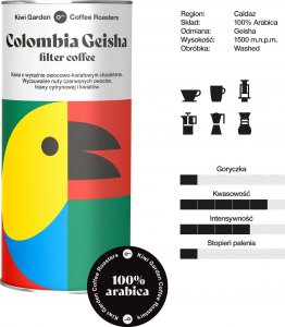Kawa ziarnista Kiwi Garden Columbia 200 g 3