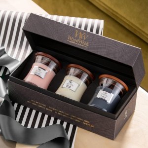 WoodWick WoodWick Zestaw Prezentowy 3 świece małe (evening onyx, solar ylang, coastal sunset) 4