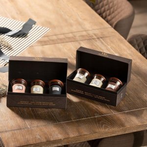 WoodWick WoodWick Zestaw Prezentowy 3 świece małe (evening onyx, solar ylang, coastal sunset) 6
