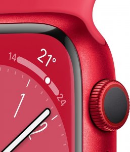 Smartwatch Apple Watch 8 GPS + Cellular 45mm Red Alu Sport Czerwony  (MNKA3WB/A                      ) 3